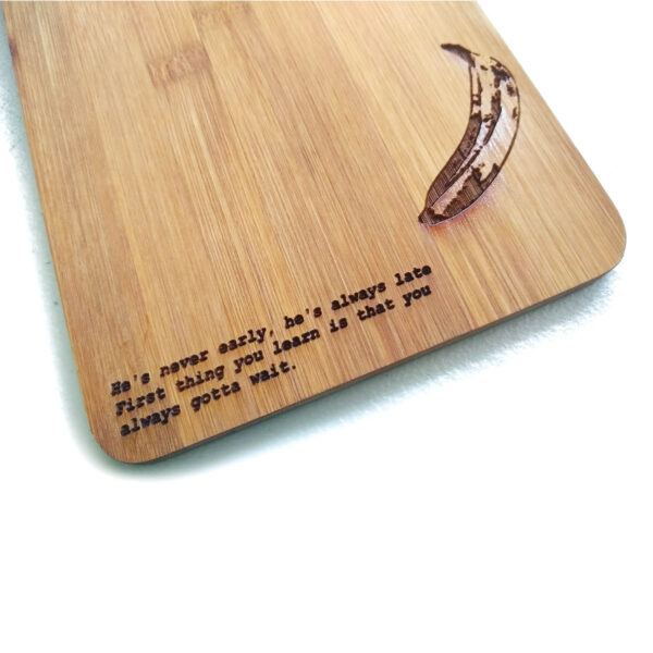 Engraved serving board