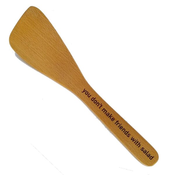 Engraved wooden spoon